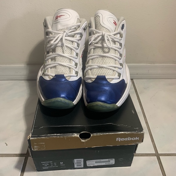 Reebok Question Mid Blue Toe (2014) - Picture 2 of 5